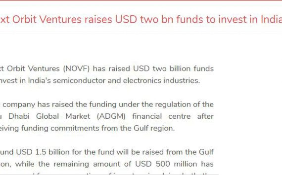 Next Orbit Ventures is raising USD two bn funds to invest in India